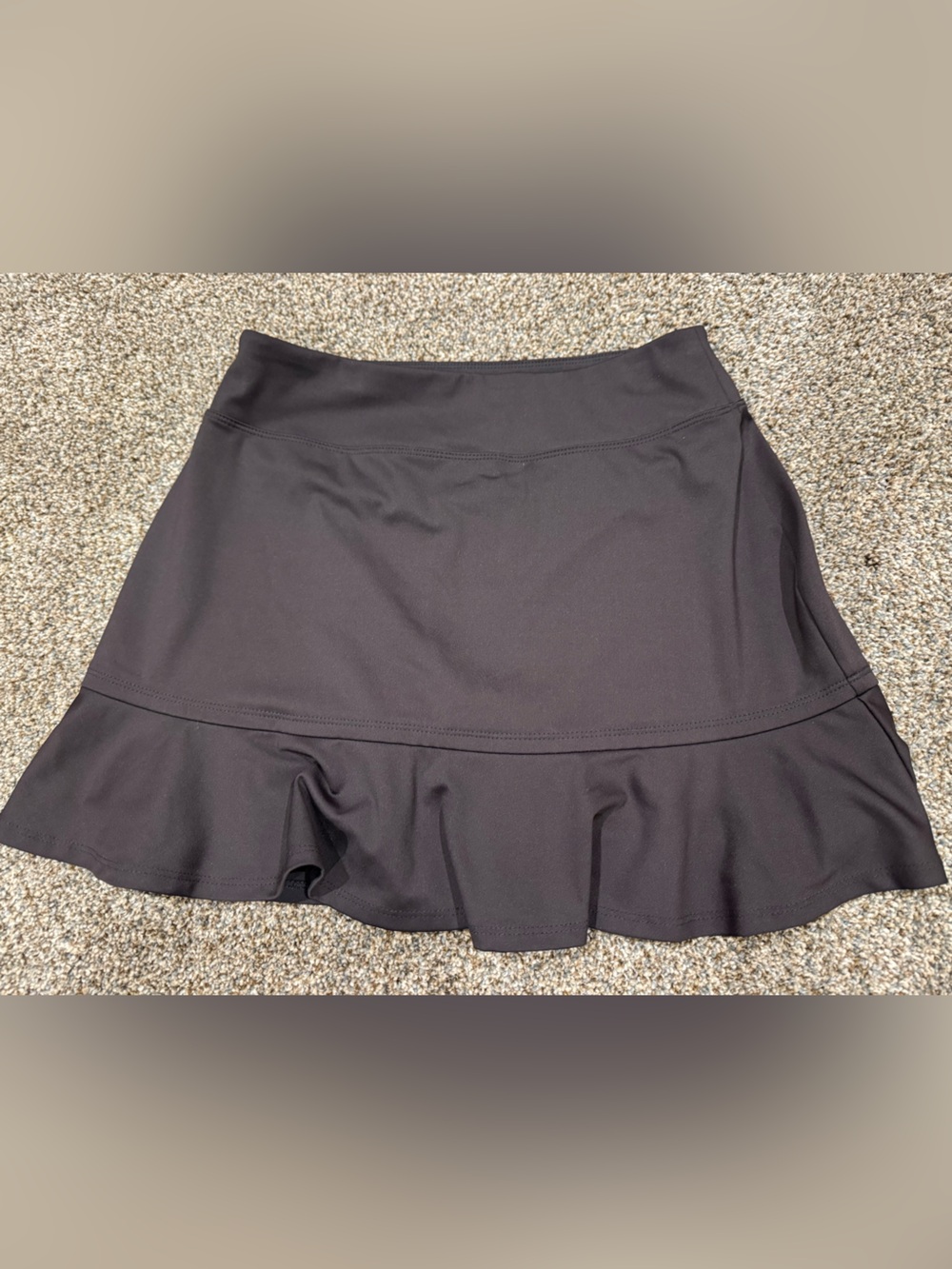 Tommy Bahama Golf Black Skort with Ruffle Flounce Hem Women size Small